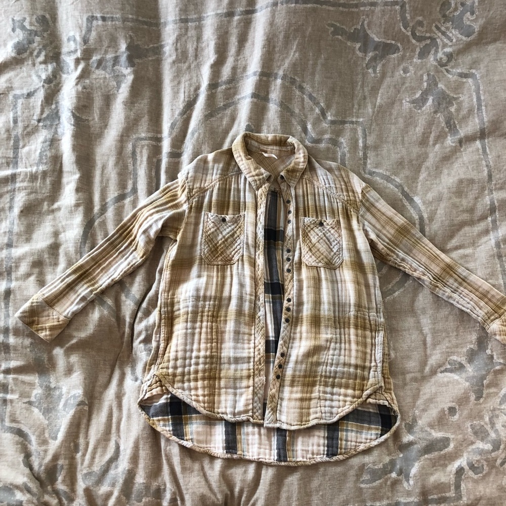 Soft plaid button down